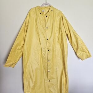 Elegant Yellow Trench Coat